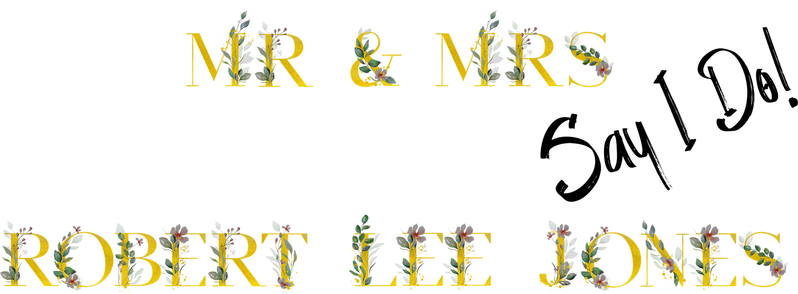 Kathy and Robert Say I Do
